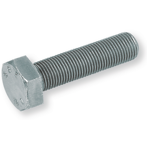 100 Sechskantschrauben DIN 933 8.8 U feuerverzinkt M10x35